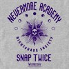 Men's Wednesday Nevermore Academy Nightshade Society T-Shirt - image 2 of 4