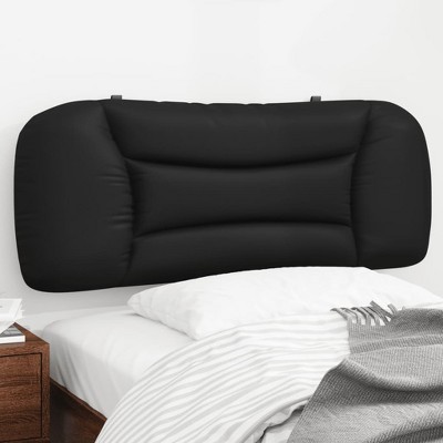 vidaXL Headboard Cushion Black 39.4" Faux Leather