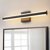 Rennnsan Arluvia 23"W Hardwired Linear Modern LED Dimmable Wall Sconce in Black - 4 of 4