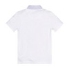 Hope & Henry Boys'  Short Sleeve Jersey Polo with Seersucker Trim, Infant - 3 of 4