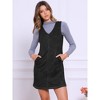 Jess by Meiko Women's Sleeveless Faux Suede Mini Dress - 3 of 4