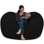 6' Large Bean Bag Lounger with Memory Foam Filling and Washable Cover - Relax Sacks
