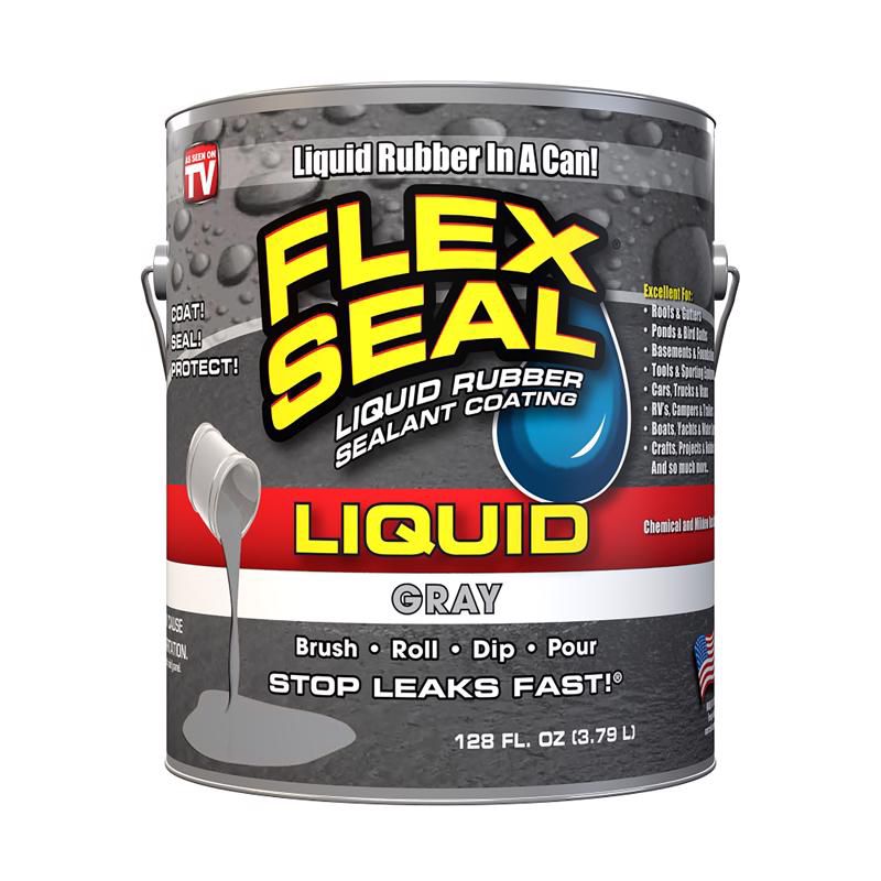 FLEX SEAL Family of Products FLEX SEAL Gray Liquid Rubber Sealant Coating 1 gal, 1 of 10