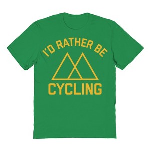 Duke & Sons Men's Rather Be Cycling Short Sleeve Graphic Cotton T - 1 of 3