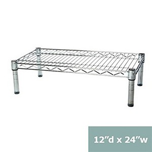 Shelving.com Chrome Wire Shelving with 1 Tier Shelf - - 1 of 3
