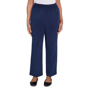 Alfred Dunner Women's Classic Corduroy Elastic Waist Medium Length Pant - 1 of 4