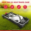 SKB Cases ATA Deluxe Standard Hard Plastic 49 In Long Interior Golf Bag Storage Traveling Case with 2 Wheels and Reliable Secure Latches, Black - 2 of 4