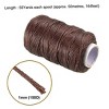 Unique Bargains Flat DIY Crafts Art Handmade Leather Sewing Waxed Thread - 2 of 3