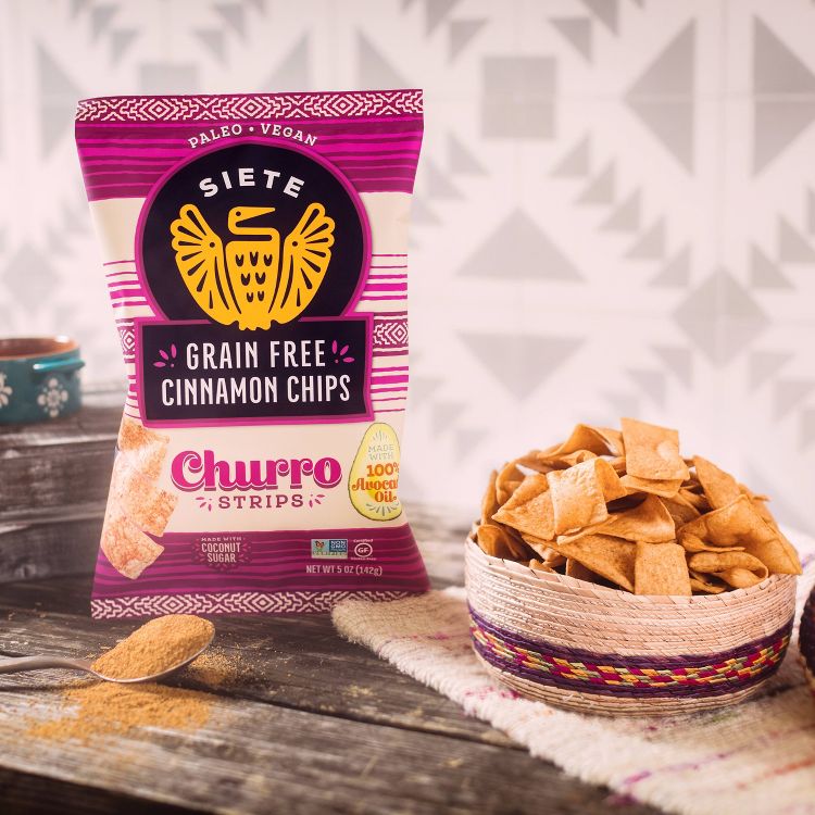 Siete Grain Free Cinnamon Chips Churro Strips Tortilla Chips - 5oz, 6 of 6