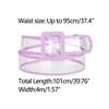 Allegra K Women's Clear  Skinny Belts for Jeans and Dresses - 3 of 4