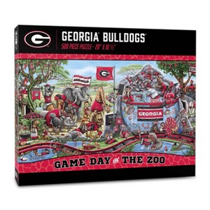 NCAA Georgia Bulldogs Game Day at the Zoo 500pc Puzzle - 1 of 3