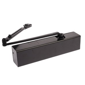 BRINKS Commercial Matte Black Metal Hydraulic Adjustable Door Closer Grade 1 : BRINKS - 1 of 4