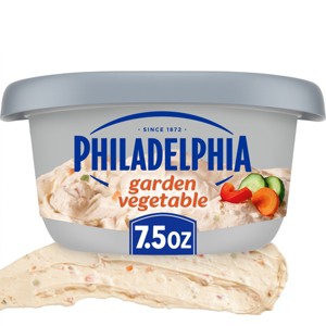 Philadelphia Garden Vegetable Cream Cheese Spread - 7.5oz - 1 of 4