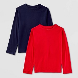 Boys' 2pk Long Sleeve T-Shirt - Cat & Jack™ - 1 of 3