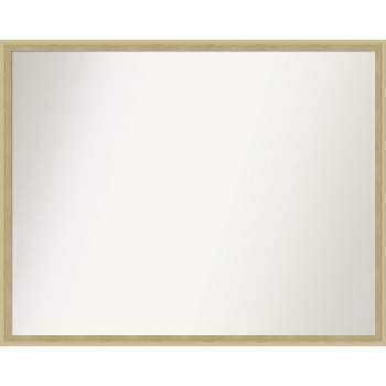 Amanti Art Lucie Non-Beveled Wood Framed Wall Mirror