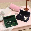 HTUTWOO Mini Travel Jewellery Box, Portable Jewellery Organizer Case, Jewelry Display Box for Storing Earrings, Necklaces, Rings - 4 of 4