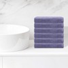 Unique Bargains Bathroom Hotel Spa Highly Absorbent Low Linting Cotton Washcloths 13" x 13" - 2 of 4