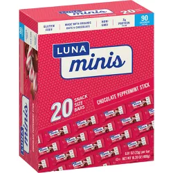 Luna Chocolate Peppermint Stick Minis - 16/2oz/20pk