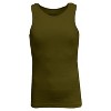 Galaxy By Harvic Men's Heavyweight Ribbed Tank Top - 3 of 4