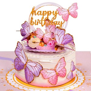 Paper Love Birthday Pop Up Card - 1 of 4