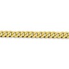 Black Bow Jewelry Men's 8.25mm 10k Yellow Gold Flat Beveled Curb Chain Bracelet - 2 of 4