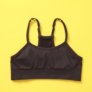Yellowberry Sugar Seamless Racerback Bra is Double Layered Wire-Free and Pull-Over Design Perfect Comfort & Style for Tween Girls Watermelon - 1 of 4