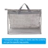 Unique Bargains Unique Handbag Dust Bags,  Purse Storage Organizer  PVC Dustproof Handbag Cover Transparent Purse Protector - 3 of 4