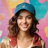 Dalix Sheep Embroidered Cotton Dad Hat Adjustable Cute Animal Lover Baseball Cap for Everyday Fashion Womens - 3 of 4