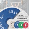 Weight Plates Set, PAIR Solid Rubber Bumper Dumbbell Plates, 2 Inch Coloured Fractional Weight Lifting Change Equipment - 3 of 4