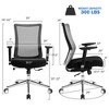 Costway Ergonomic Mesh Office Chair Sliding Seat Height Adjustable w/ Armrest - 3 of 4