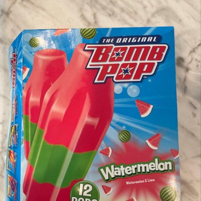 The Original Bomb Pop Frozen Watermelon Pops - 21oz/12ct : Target