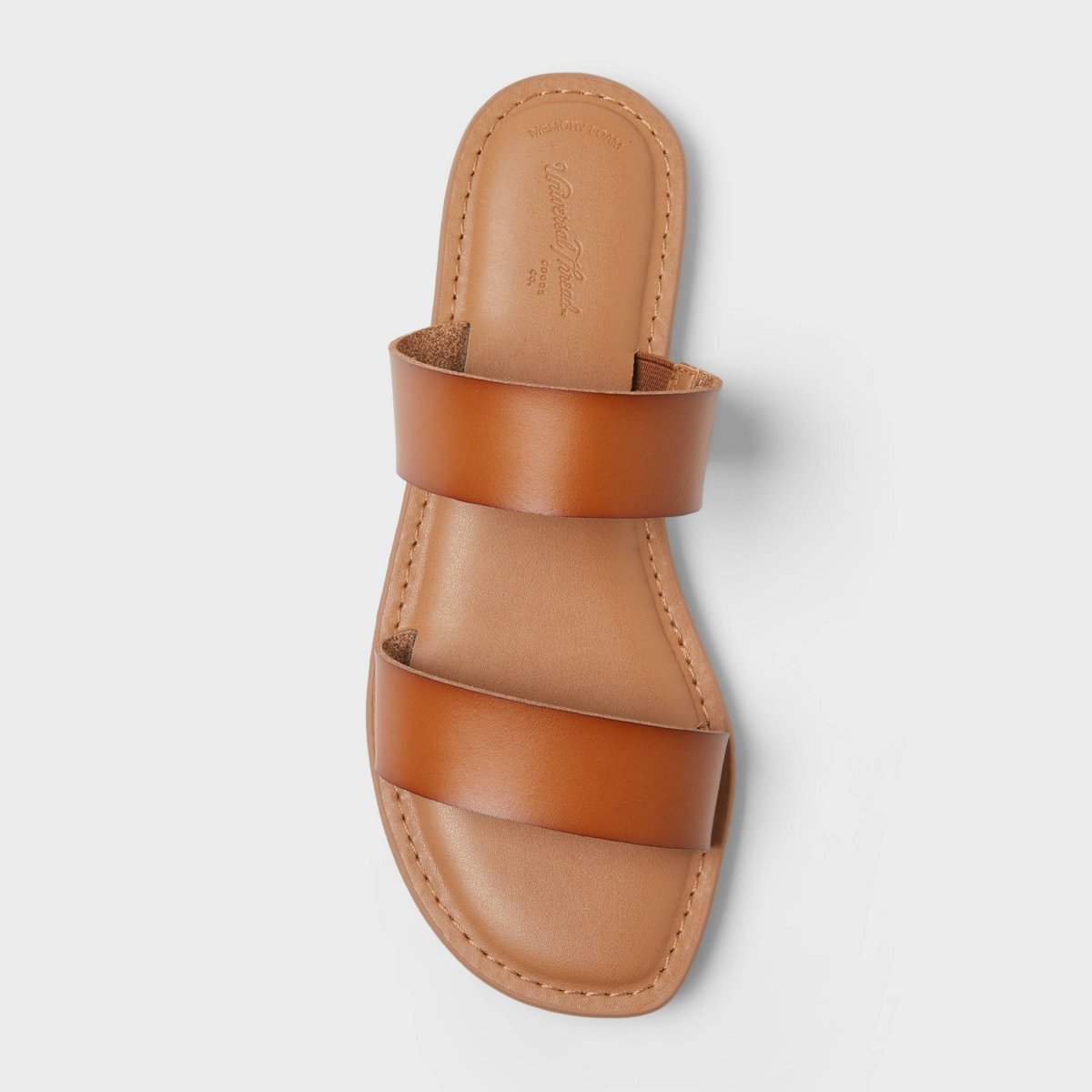 Женские сандалии Universal Thread Women’s Freya Sandals with Memory Foam Insole - Universal Thread™ Cognac 8 — фото 3