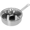 Demeyere Resto 4-cup Stainless Steel Egg Poacher Set - image 3 of 4