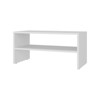 AZL1 Life Concept Shoe Rack with 2 Open Shelves Low Horizontal Design Freestanding Easy Assembly for Bedroom Home Use, White, 28.75"*15.36"*3.15" - 4 of 4