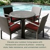 Honeycomb Outdoor Premium Dining Seat Cushion  (2-Pack) - 3 of 4