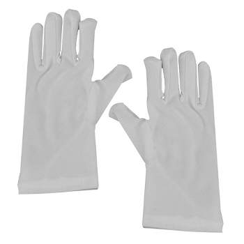 Dress Up America White Gloves for Kids  - One Size Fits Most