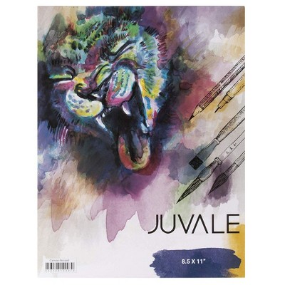 Juvale 3-Pack 20 Sheets White A4 Canvas Paper Mixed Media Art for Acrylic Painting, Letter Size 8.5 x 11 in