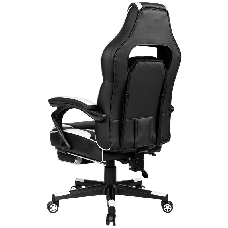 Tangkula Gaming Chair Height Adjustable with Cushion Ergonomic High Back Blue/Black/ Red/ White, 5 of 7