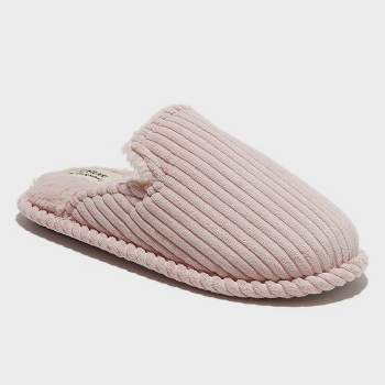PM1 Slippers With Fur, Rubber Dirty Pink Allyson
