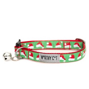 The Worthy Dog Santa Hats Breakaway Adjustable Cat Collar - 1 of 3