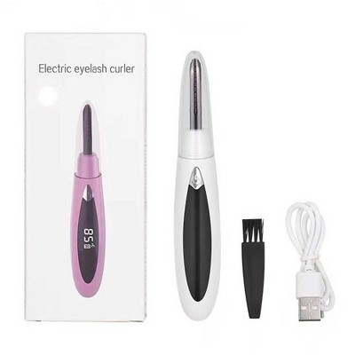 YEVYO Rechargeable Electric Heated Eyelash Curler for Women for All Lash Types - White