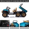 24V Kids Electric Car - 4x35W Motors Power, 24V 7AH Battery, 2-5MPH Speeds, Automatic Truck Bed, Parent Remote, Music Player - 3 of 4
