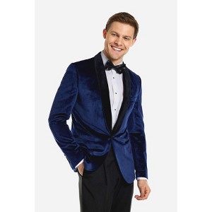 OppoSuits Deluxe Men's Blazer - Velvet Dinner Jackets - 1 of 4