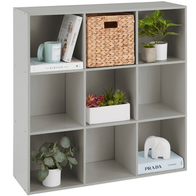 Best Choice Products 9-Cube Bookshelf, 11in Display Storage Organizer w/ 3 Removable Back Panels
