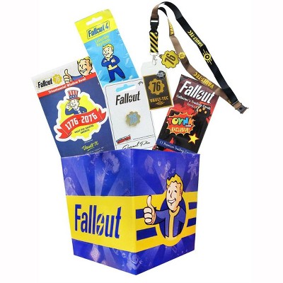Toynk Fallout Collectibles LookSee Mini Collectors Box | Lanyard, Keychain, Pin, Cards & More