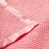 Waffle Blanket - Cloud Island™ Coral - image 3 of 4