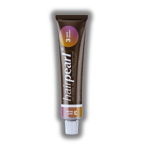 Hairpearl Eyelash and Eyebrow Tint | Hair Pearl features an easy 1:1 mixing ratio. | hair pearl appear more expressive and shinny (Dark Brown 3) - 1 of 2