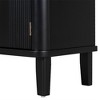 Sideboard Buffet Cabinet With Storage, Modern Storage Cabinet With 3 Doors, Adjustable Wood Coffee Bar Cabinet For Kitchen 47.2x15.7x31.8in - 4 of 4