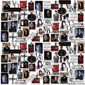 Vampire Diaries - Damon(Somerhalder) 100Ct Sticker Packs Miscellaneous 100 Ct. Sticker Pack - 1 of 4