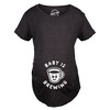 Maternity Baby Is Brewing T Shirt Funny Pregnancy Coffee Lover Announcement Graphic Tee - Crazy Dog Maternity T Shirt - 3 of 4